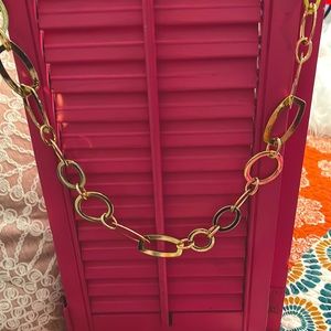 Necklace from Chicos .. very pretty with any top. Long in length but adjustable